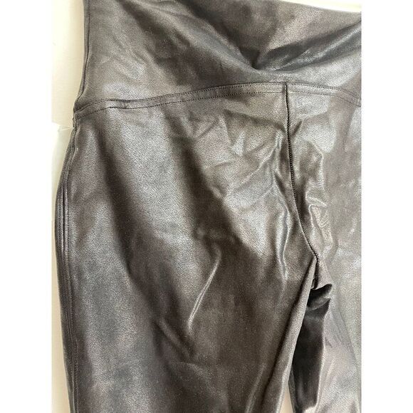 Spanx Best seller womens Faux Leather Leggings Size Large - Picture 5 of 6